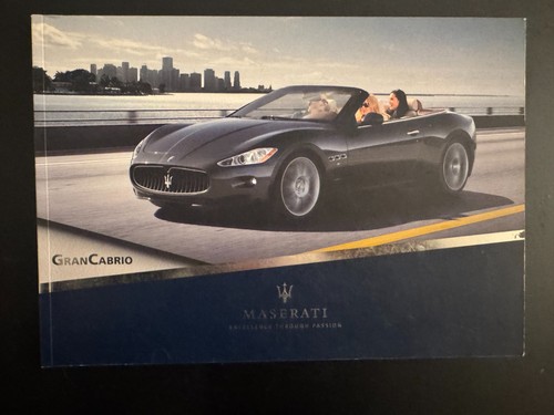 Brochure maserati gran cabrio - maserati,