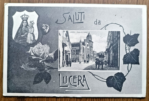 Cartolina lucera gruss - cartolina,