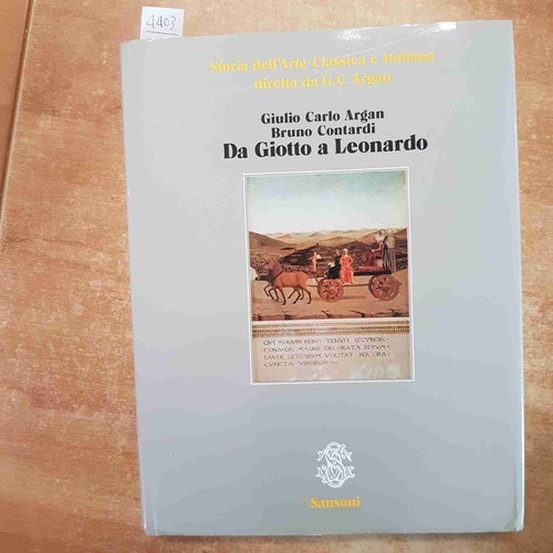 Argan giotto leonardo - argan, a