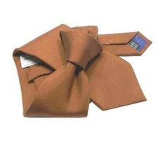 Cravatta uomo marrone tabacco