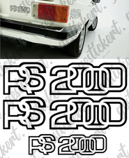 1 Set Adesivi RS 2000 per Ford