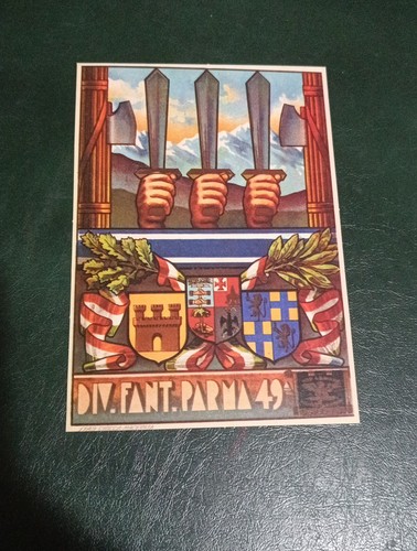 Cartolina militare divisione - cartolina,
