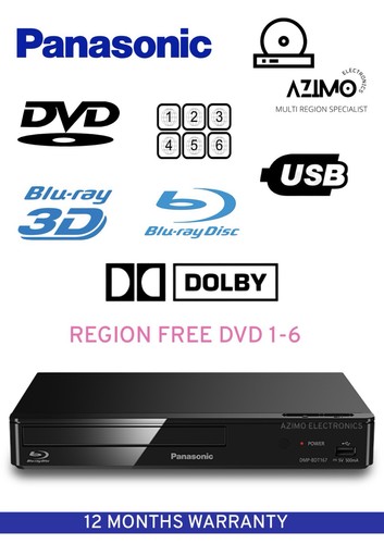 Panasonic dmp bdt167 multi - panasonic, dmp-bdt167