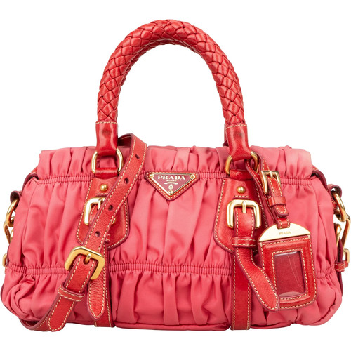 Borsa mano prada tessuto - a,