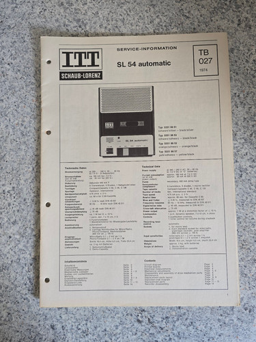 Manuale servizio originale - manuale,