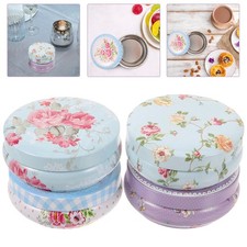  4 Pcs Box Portaoggetti Piccole Scatole Di Metallo Contenitore Stoccaggio Ferro