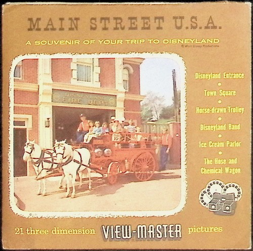 Disneyland main street usa - street, 3d