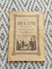Libro di Lettura per i Giovinetti Sillabario 1932 Salani Editore 