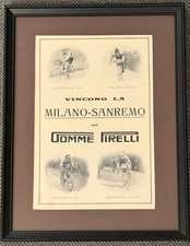 Pub. 1920 Pirelli Bici corse