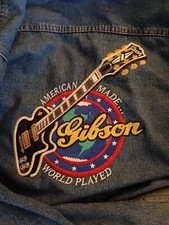 Giacca jeans vintage GIBSON EMESSA LES PAUL CUSTOM USA OTTIME CONDIZIONI. BELLISSIMO. L/XL