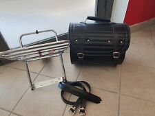 KIT PORTAPACCHI CROMATO  PER VESPA PX 125 150 200 PE CON BAULETTO  E  CINTURINE