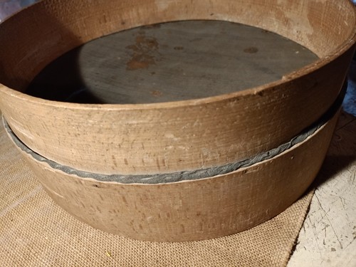 Vecchio setaccio legno per - in,