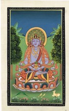 Meditazione Art Dipinto Di
