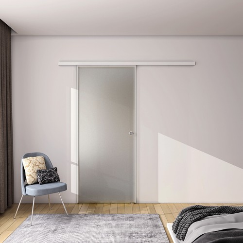 225cm porta scorrevole vetro - 225cm,