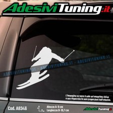 Adesivo Sciatore Skier 4
