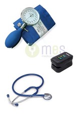 F.BOSCH PRAKTICUS I - Sfigmomanometro +  Fonendoscopio LF-320 + PULSIOSSIMETRO