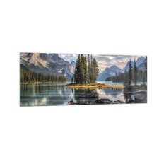 Quadro su Vetro 140x50cm Lago