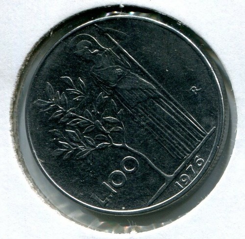 Foreign coin italy 100 - italy,