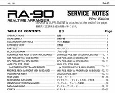 ROLAND RA-90 REALTIME ARRANGER