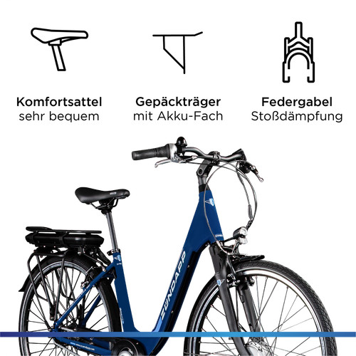 Bicicletta elettrica zündapp - bicicletta,