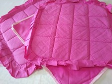 2 Cuscini per sedie cucina rosa fucsia usati shabby chic