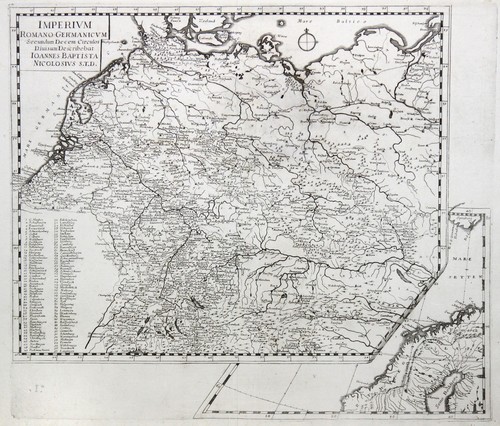 Germania originale incisione - germania,