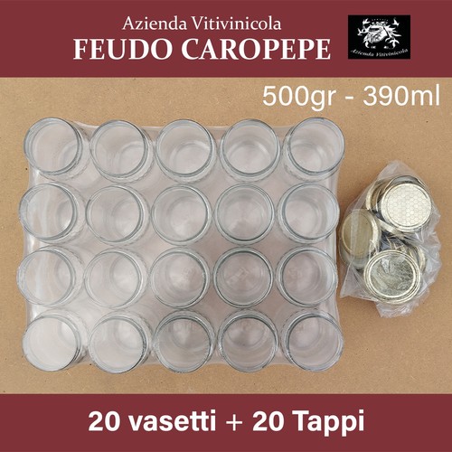 Vasetti vetro miele - vasetti,