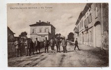 CASTELNUOVO SCRIVIA - Via Tortona - Animazione eccezionale - Viaggiata ANNO 1935