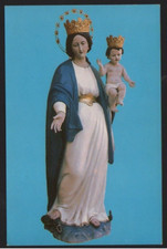 C6 Santino cartolina Madonna Santa Maria del Divino Soccorso da Reggio Calabria