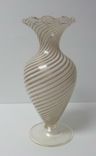 Vaso avventurina rame vortice