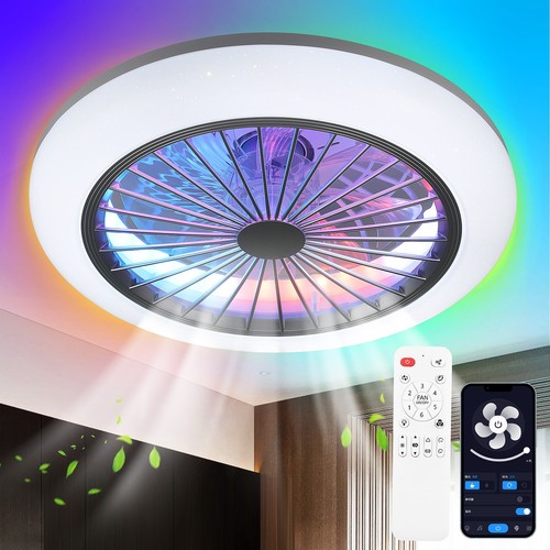 Plafoniera con ventilatore app - con,