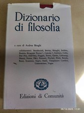 Andrea Biraghi (a cura di) DIZIONARIO DI FILOSOFIA Edizioni di Comunità 1957