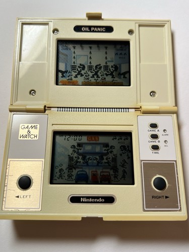 Nintendo game and - game, oil