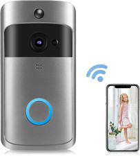 Videocamera Campanello Video Wireless Wifi, Telecamera Campanello Grandangolare 