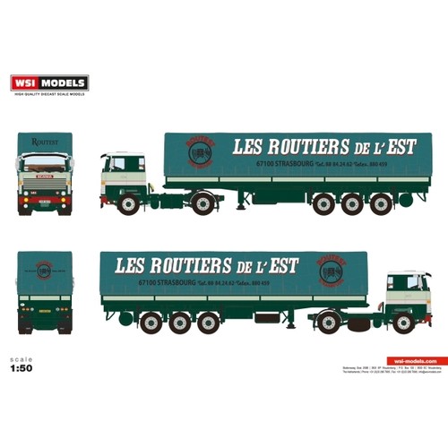 Wsi scania 141 avec - avec, remorque