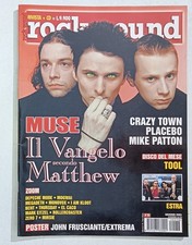 83630 Rock Sound 2001 n. 38 - Muse / Placebo / Tool + Poster John Frusciante