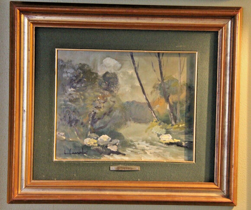 Dipinto olio firmato luigi - firmato,