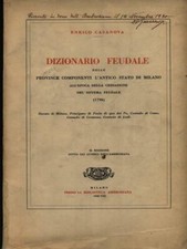 DIZIONARIO FEUDALE DELLE
