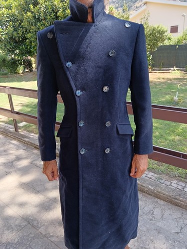 Cappotto vintage blu pura - vintage,