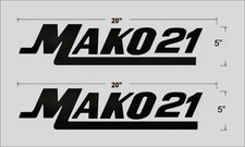 Mako boat decalcomanie - mako,