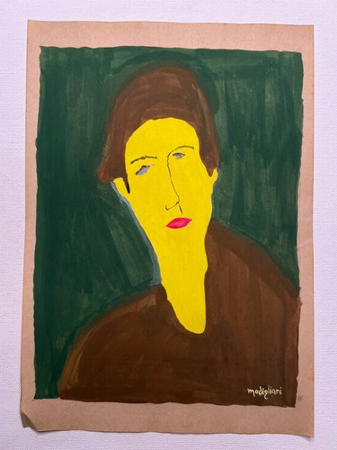 Amedeo modigliani disegno - modigliani, su