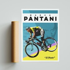 Marco Pantani Italia Poster