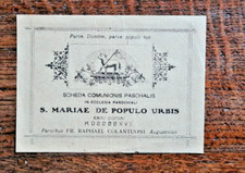 iNVITO PER LA COMUNIONE PASQUALE_1916