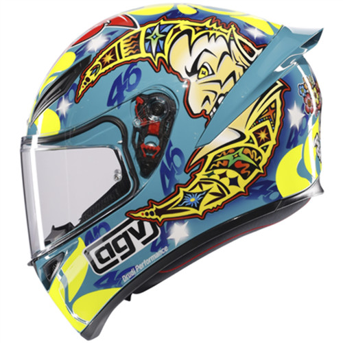 Casco moto agv rossi - k1-s,