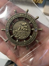 USS COSTITUTION CHALLENGE COIN