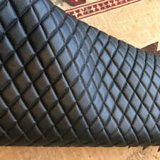 Tessuto Ecopelle PVC Schiuma Supporto Trapuntato Vinile Auto Arredamento Interni