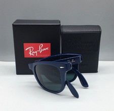 Occhiali da sole uomo verdi RB4105 RAY-BAN FOLDING WAYFARER KER-07