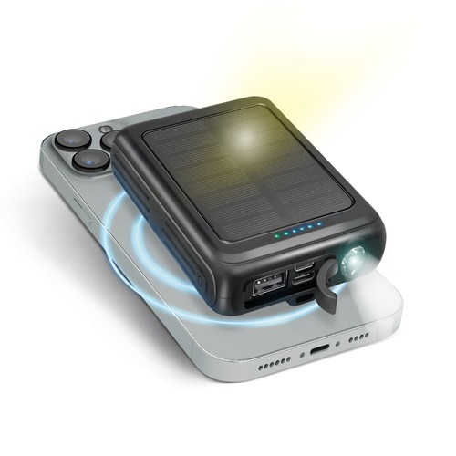 Powerbank solare 5000 mah - mah, con