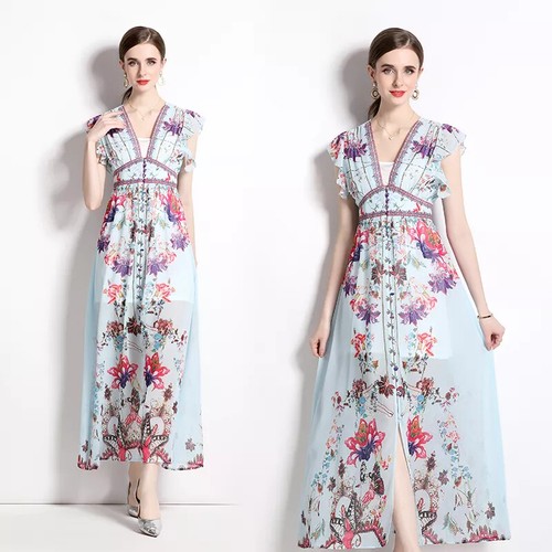 Vestito abito elegante - vestito, lungo