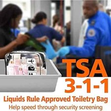 1 x borsa trasparente da